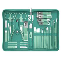 Conjunto de manicure TSEOA Personal Care Nail Clipper Kit 31 peças