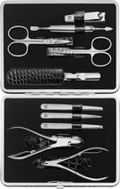 Conjunto de manicure ZWILLING de 10 peças com estojo de couro genuíno