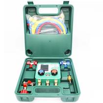 Conjunto De Manômetro Digital De Vácuo Para Refrigeração HVAC Medidor De Pressão E Temperatura Para Conjunto De Manômetro Digital De Vácuo Para Refrigeração HVAC Medidor De Pressão E Temperatura Para