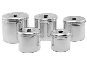 Conjunto de Mantimentos 5 Peças - Alumínio Ramos 159 Conjunto de Mantimentos 5 Peças - Alumínio Ramos 159