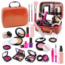 Conjunto de maquiagem BYTEWAR Pretend Play para meninas de 3 anos ou mais Conjunto de maquiagem BYTEWAR Pretend Play para meninas de 3 anos ou mais