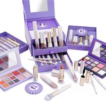 Conjunto de maquiagem Color Nymph para adolescentes com caixa roxa requintada