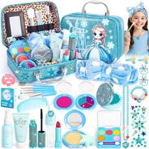 Conjunto de maquiagem Hohosunlar Frozen Pretend para crianças de 3 a 8 anos Conjunto de maquiagem Hohosunlar Frozen Pretend para crianças de 3 a 8 anos