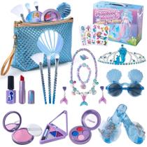 Conjunto de Maquiagem Infantil Princess Cosplay Heyzeibo - 3 a 12 Anos