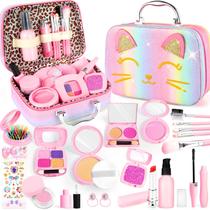 Conjunto de Maquiagem Infantil Smallzi - Para Crianças de 3 a 5 Anos com Estojo
