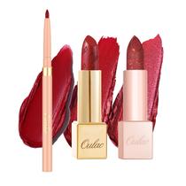 Conjunto de maquiagem Oulac Red Lipstick & Lipliner com hidratante Conjunto de maquiagem Oulac Red Lipstick & Lipliner com hidratante