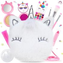 Conjunto de maquiagem PERRYHOME Unicorn Cute Kids com mini bolsa de moedas 3+ Conjunto de maquiagem PERRYHOME Unicorn Cute Kids com mini bolsa de moedas 3+