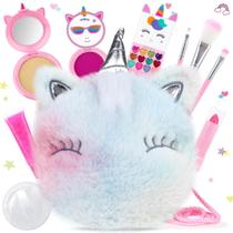 Conjunto de maquiagem PERRYHOME Unicorn Cute Kids com mini bolsa de moedas 3+ Conjunto de maquiagem PERRYHOME Unicorn Cute Kids com mini bolsa de moedas 3+
