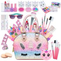 Conjunto de maquiagem Pretend Kids ROKKES Fake Makeup para meninas de 3 a 10 anos