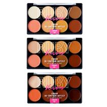 Conjunto de maquiagem Ruby Kisses 3D Cream Contour Artist, pacote com 3 Conjunto de maquiagem Ruby Kisses 3D Cream Contour Artist, pacote com 3