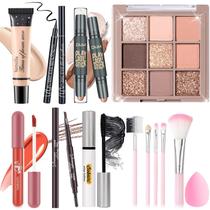 Conjunto de Maquiagem YBUETE com 9 Sombras para Mulheres, Meninas e Adolescentes