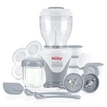 Conjunto de máquina de comida para bebês Nuby Mighty Blender com livro de receitas de 22 unidades Conjunto de máquina de comida para bebês Nuby Mighty Blender com livro de receitas de 22 unidades