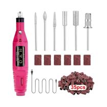 Conjunto De Máquina Elétrica Profissional Para Unhas LULAA: Removedor De Gel E Ferramentas De