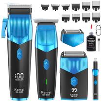 Conjunto de máquinas de cortar cabelo e aparadores KEMEI KM-8534 para homens Conjunto de máquinas de cortar cabelo e aparadores KEMEI KM-8534 para homens