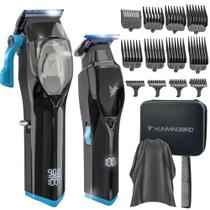 Conjunto de máquinas de cortar e aparar cabelo HUMMINGBIRD Pro Series