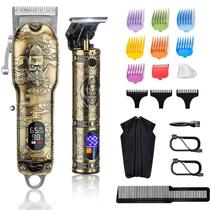 Conjunto de máquinas de cortar e aparar cabelo Suttik Professional para homens Conjunto de máquinas de cortar e aparar cabelo Suttik Professional para homens
