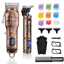 Conjunto de máquinas de cortar e aparar cabelo Suttik Professional para homens Conjunto de máquinas de cortar e aparar cabelo Suttik Professional para homens