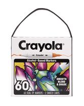 Conjunto de Marcadores Crayola 60 Dupla Ponta à Base de Álcool para Blend Conjunto de Marcadores Crayola 60 Dupla Ponta à Base de Álcool para Blend