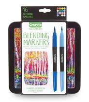 Conjunto de marcadores Crayola Blending com estojo decorativo de 14 cores