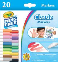 Conjunto de Marcadores Crayola Color Wonder (20 Cores) - Para Crianças Acima de 3 Anos