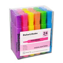 Conjunto de marcadores Dabo e Shobo 24 marcadores coloridos em tinta líquida Conjunto de marcadores Dabo e Shobo 24 marcadores coloridos em tinta líquida