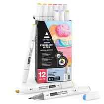 Conjunto de marcadores de álcool ARTEZA EverBlend 12 cores pastel