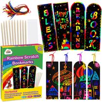 Conjunto de Marcadores de Desenho Scratch Art ZMLM Kids - 36 Cores com Efeito Arco-Íris Mágico