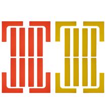 Conjunto de marcadores de linha de quadra Eco Walker Create Mini Court