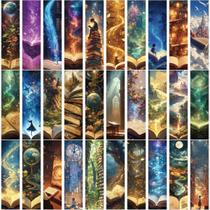 Conjunto De Marcadores De Livro De Fantasia 30/60PCS Cartões Criativos De Alta Beleza Para Marcação