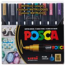 Conjunto de marcadores de pintura Posca PC-5M Water Based Permanent x8 Conjunto de marcadores de pintura Posca PC-5M Water Based Permanent x8