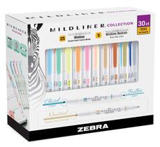 Conjunto de marcadores duplos Zebra Pen Mildliner de 30 cores Conjunto de marcadores duplos Zebra Pen Mildliner de 30 cores
