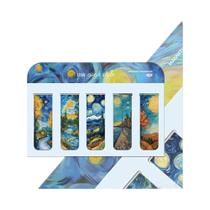 Conjunto De Marcadores Magnéticos De Paisagens De Van Gogh Com 5 Peças, Decoração De Livros Estilo