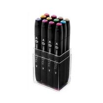 Conjunto de Marcadores ShinHan Touch Twin 12 Cores Pastel