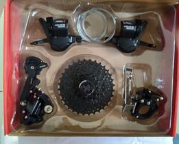 Conjunto de marchas high one 24v c/alavanca /camb diant/tras/cassete 11x32