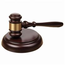 Conjunto de martelos e blocos de som Bahilok para advogados e juízes