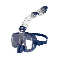 Conjunto De Máscara De Snorkel Antivapor Dobrável Multifuncional Com Suporte Para Câmera Visão