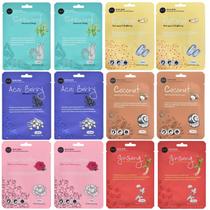 Conjunto de máscaras faciais Celavi Essence Facial K-Beauty Skincare