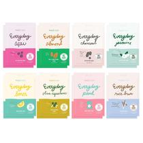Conjunto de Máscaras Faciais Facetory K-Beauty Everyday 8 Collection (16 Unidades)