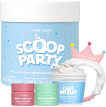 Conjunto de máscaras faciais I DEW CARE Scoop Party com ácido hialurônico Conjunto de máscaras faciais I DEW CARE Scoop Party com ácido hialurônico