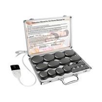 Conjunto De Massagem Com Pedras Quentes Para Pescoço, Ferramenta Profissional De Spa Com Ajuste De