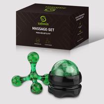 Conjunto de massagem EGASONA incluindo bola de massagem manual e 4 ferramentas