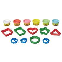 Conjunto De Massinha Play Doh - Moldes De Formas Geometricas HASBRO