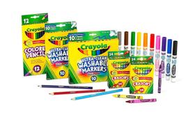 Conjunto de Materiais de Arte Crayola - 80 Lápis de Cor e Lápis Pastel Conjunto de Materiais de Arte Crayola - 80 Lápis de Cor e Lápis Pastel