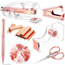 Conjunto de material de escritório Kit de acessórios de mesa Outus Rose Gold