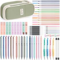 Conjunto de material escolar FLOE 65 unidades com estojo de lápis, marcadores e canetas
