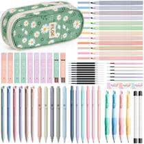 Conjunto de material escolar FLOE 65 unidades com estojo de lápis, marcadores e canetas