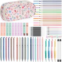 Conjunto de material escolar FLOE 65 unidades com estojo de lápis, marcadores e canetas