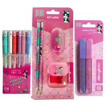 Conjunto De Material Escolar Rebecca Bonbon 6 Canetas+2 Lapis+Borracha+Apontador+2 Marca Texto Conjunto De Material Escolar Rebecca Bonbon 6 Canetas+2 Lapis+Borracha+Apontador+2 Marca Texto