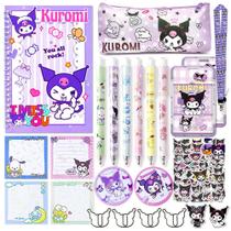 Conjunto de material escolar TGECTP Cute Kuromi Melody Kitty Cinnamor