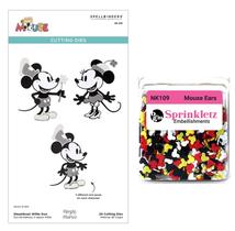 Conjunto de matrizes de corte e enfeites Spellbinders Steamboat Willie Conjunto de matrizes de corte e enfeites Spellbinders Steamboat Willie